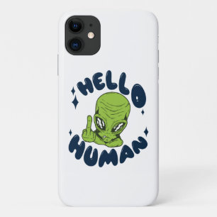 Case-Mate iPhone Case Bonjour humain drôle d'Alien
