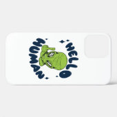 Coques Case-Mate iPhone Bonjour humain drôle d'Alien (Verso (horizontal))
