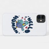 Coques Case-Mate iPhone Bonjour humain oiseau mignon (Dos (Horizontal))