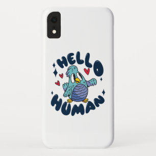 Case-Mate iPhone Case Bonjour humain oiseau mignon