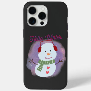 Coque iPhone 15 Pro Max bonjour l'hiver