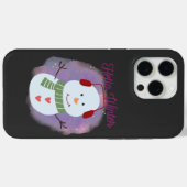 Coques Case-Mate iPhone bonjour l'hiver (Verso (horizontal))