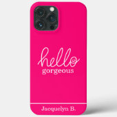 Coques Case-Mate iPhone Bonjour magnifique signature (Verso)