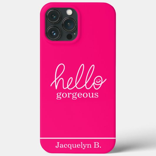 Coques Case-Mate iPhone Bonjour magnifique signature (Verso)