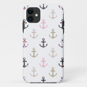 Coques Pour iPhone Bonjour marin ! Rétros Ancres nautiques Girly