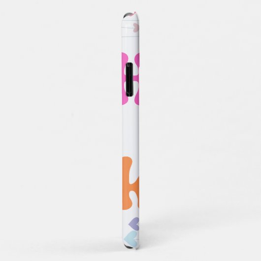 Coques Case-Mate iPhone bonjour mignon chaton. (Dos/Droite)