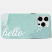 Coques Case-Mate iPhone Bonjour Mint Linen Motif iPhone 6 Plus (Verso (horizontal))