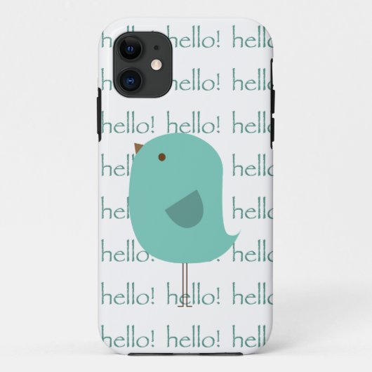 Coques Case-Mate iPhone Bonjour Oiseau (Dos)