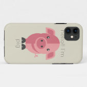 Coques Case-Mate iPhone Bonjour porc Im (Dos (Horizontal))