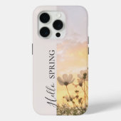 Coques Case-Mate iPhone Bonjour Printemps, Boho Wildflower Sunset (Verso)