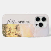 Coques Case-Mate iPhone Bonjour Printemps, Boho Wildflower Sunset (Verso (horizontal))