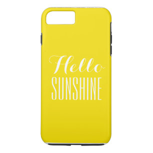 Coque iPhone 8 Plus/7 Plus Bonjour soleil je téléphone la couverture plus d