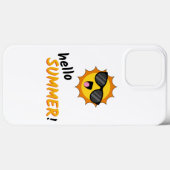 Coques Case-Mate iPhone Bonjour Summer Sun avec lunettes de soleil (Verso (horizontal))