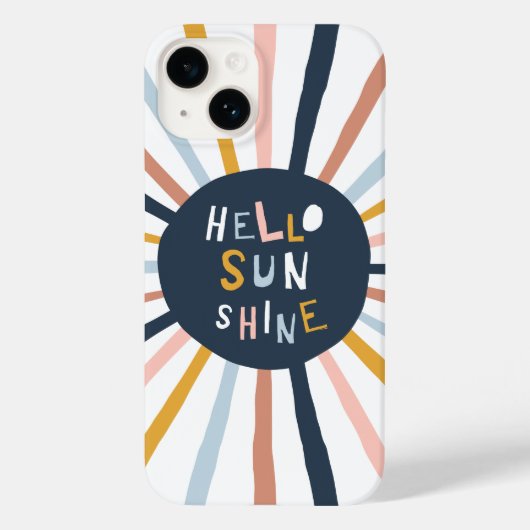 Coques Case-Mate iPhone Bonjour Sunshine (Verso)