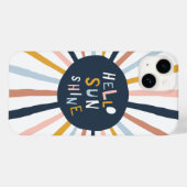 Coques Case-Mate iPhone Bonjour Sunshine (Verso (horizontal))