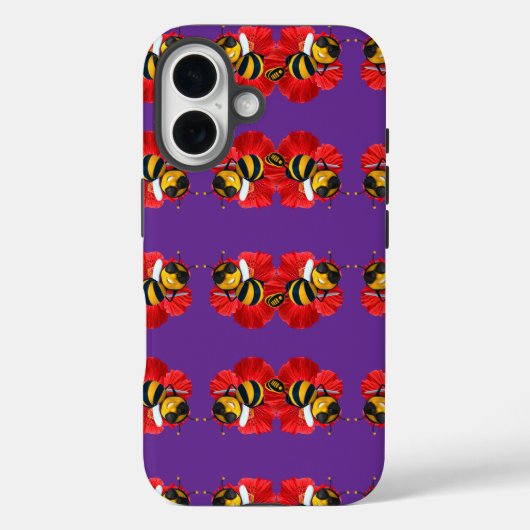 Coques Case-Mate iPhone Bonne Abeille - Boîtier Abeille Avec Attitude (Verso)