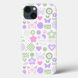 Case-Mate iPhone Case Bonne ambiance groovy papillon fille moderne Y2K