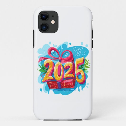 Coques Case-Mate iPhone Bonne année 2025 (Dos)