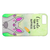 Coques Case-Mate iPhone Bonne Bunny mignonne Carotte Motivation positive (Dos (Horizontal))