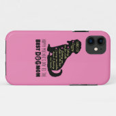 Coques Case-Mate iPhone Bonne fête des mères à la meilleure maman de chien (Dos (Horizontal))