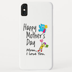 Case-Mate iPhone Case Bonne fête des mères. Maman, je t'aime.