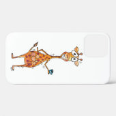 Coques Case-Mate iPhone Bonne Giraffe Whimsical Boire Café (Verso (horizontal))