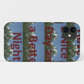 Coques Case-Mate iPhone Bonne journée et meilleur art nocturne (Dos (Horizontal))