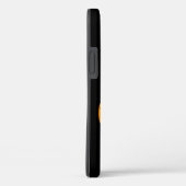 Coques Case-Mate iPhone Bonne lettre Halloween sur citrouille sculpté (Verso / Droite)