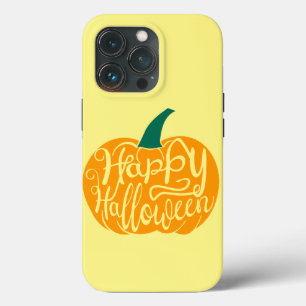 Case-Mate iPhone Case Bonne lettre Halloween sur citrouille sculpté