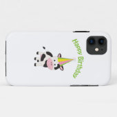 Coques Case-Mate iPhone Bonne vache d'anniversaire (Dos (Horizontal))
