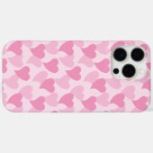 Coques Case-Mate iPhone Bons Coeurs Motif sans couture (Verso (horizontal))