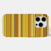 Coques Case-Mate iPhone Bons rayures dorées brun (Verso (horizontal))