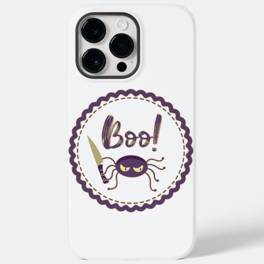 Coques Case-Mate iPhone Boo drôle Halloween personnage d'araignée main (Verso)