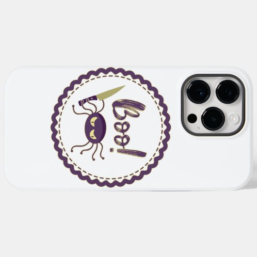 Coques Case-Mate iPhone Boo drôle Halloween personnage d'araignée main (Verso (horizontal))