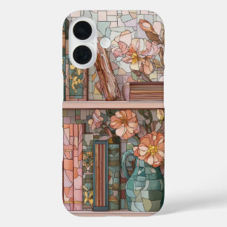 Coques iPhone 16 Book Theme Stained Glass Phone Case