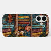 Coques Case-Mate iPhone Book Theme Stained Glass Phone Case (Verso (horizontal))