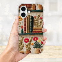 Bookcase style broderie