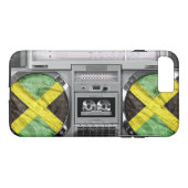 Coques Case-Mate iPhone Boombox jamaïcain (Dos (Horizontal))