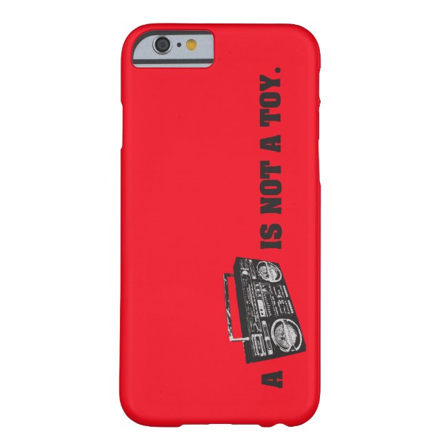 Coques Case-Mate iPhone Boombox n'est pas un jouet (Dos)