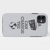 Coques Case-Mate iPhone Boombox peut changer le monde (Dos (Horizontal))