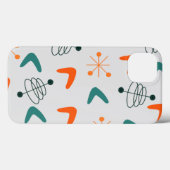 Coques Case-Mate iPhone Boomerangs Atomiques Moderne Milieu de Siècle (Verso (horizontal))