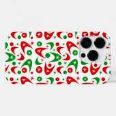 Coques Case-Mate iPhone Boomerangs de Noël (Verso (horizontal))