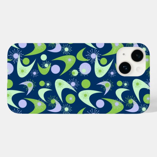 Coques Case-Mate iPhone Boomerangs rétro (Verso (horizontal))