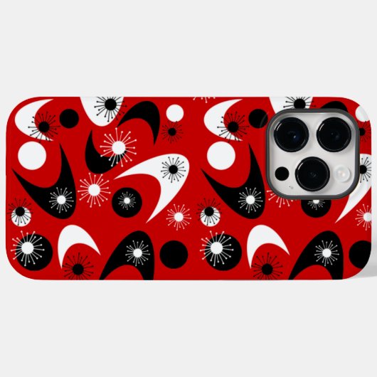 Coques Case-Mate iPhone Boomerangs rétro (Verso (horizontal))