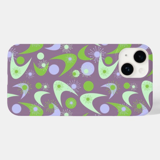 Coques Case-Mate iPhone Boomerangs rétro (Verso (horizontal))