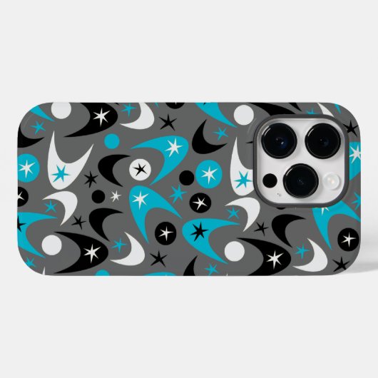 Coques Case-Mate iPhone Boomerangs Rétro (Verso (horizontal))