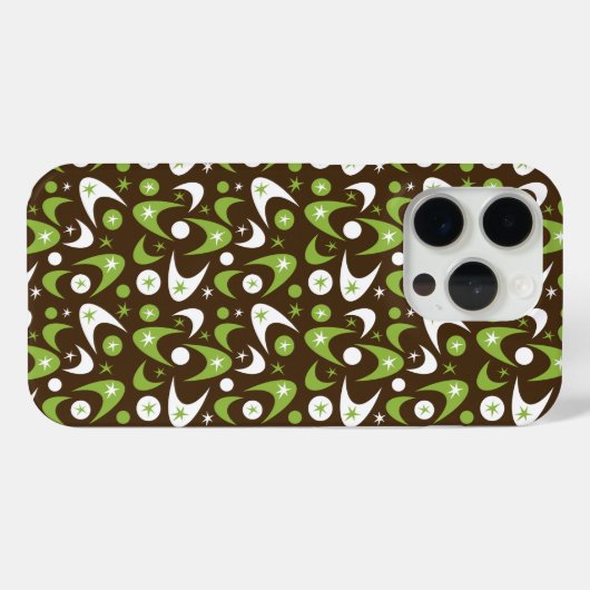 Coques Case-Mate iPhone Boomerangs rétro (Verso (horizontal))