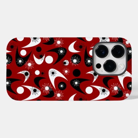 Coques Case-Mate iPhone Boomerangs rétro (Verso (horizontal))