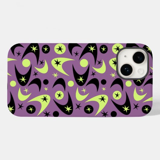 Coques Case-Mate iPhone Boomerangs rétro (Verso (horizontal))