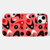 Coques Case-Mate iPhone Boomerangs Rétro  & Starbursts (Verso (horizontal))